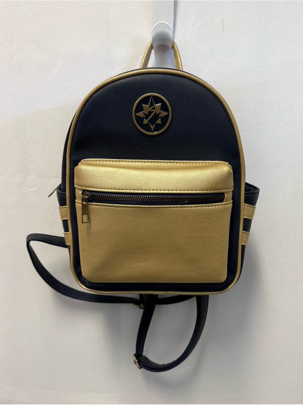 Marvel Captain Marvel Black and Gold Mini Backpack
